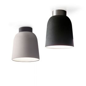 CLAVIO Small ceiling light with ceramic shade