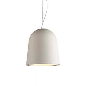 CLAVIO Design Pendelleuchte mit Keramik-Schirm Design Pendelleuchte mit Lava-Optik in Crme-wei.