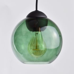 BACCIO Pendelleuchte mit farbigen Glas Frisches Grn fr beispielsweise die Gstetoilette.