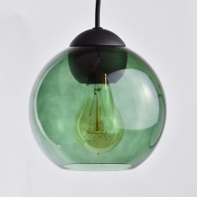 BACCIO pendant light with colored glass