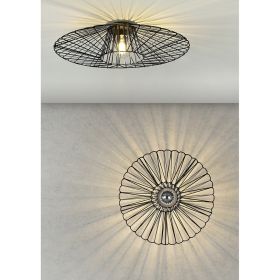 BASTO Groe dekorative Wandleuchte Decken- oder Wandleuchte mit 60 oder 80 cm.