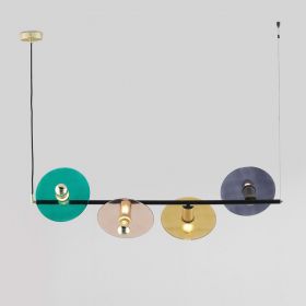 OHLALA design pendant light with colored glass