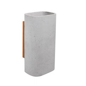 CONTEAK Elegant concrete wall light for indoors or outdoors