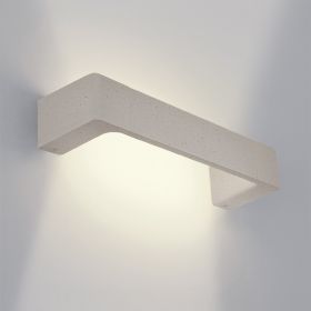 CROCKET Moderne Wandleuchte fr indirektes Licht Wandleuchte Pulverlackierung Tauben-Grau.