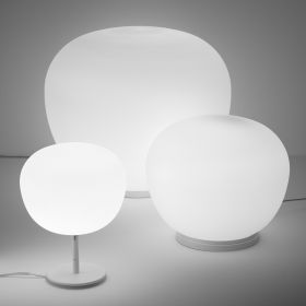 CLEA Bauchige Glas-Tischleuchte Klassiche wie moderne Glas-Tischleuchten Serie.