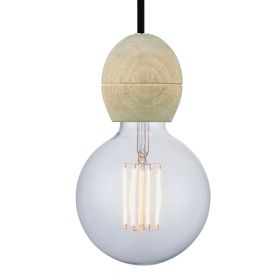BOWL Lampenpendel mit hellem Holz