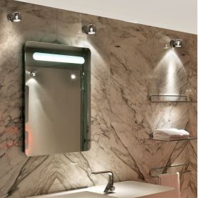 BELUGA COLOR Small wall and ceiling light with colored glass Hochwertige Wandleuchte fr das Bad.