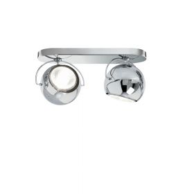 BELUGA CHROME 2-light wall and ceiling light