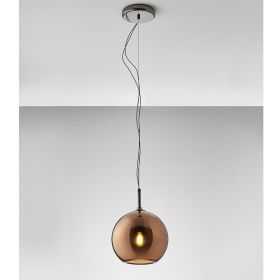 BELUGA ROYAL Erstklassige Glas-Hngeleuchte Bronze-Glas der italienischen Leuchte.
