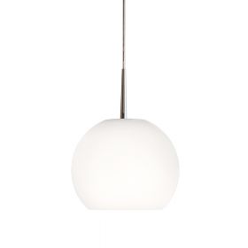 BALL S Small opal glass pendant light