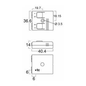 CASAMBI Bluetooth Phasendimmer fr komfortable Steuerung ber App oder Schalter Abmessungen des kleinen Funk Dimmers