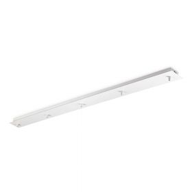 Elongated ceiling canopy with 5 outlets Weier, langer Deckenbaldachin fr 5 Pendel.