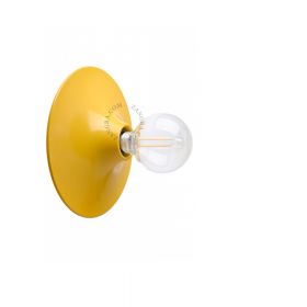ZONG Farbige Wandleuchte im 70er Jahre Stil Tolle Wandlampe in Gelb.