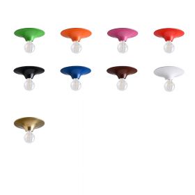 ZONG Farbige Deckenleuchte im 70er Jahre Stil Wandlampe in leuchtenden Farben.
