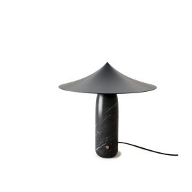 CRON Elegante Design Tischleuchte Die spanische Leuchte mit schwarzem Mamorfu.