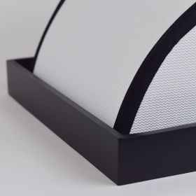 MOLACO edle Wandleuchte mit Stoffschirm Massiver Rahmen aus Stahl. Der Stoffschirm ist stabil.