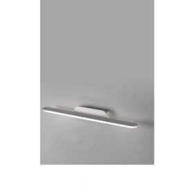 TRATTO MONO Lngliche LED Wandleuchte Moderne ital. Wandleuchte, Lichtaustritt nach untern.