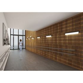 AULA Lange Wandleuchte Die Wandleuchte fr lange Flure (wahlweise Korridorfunktion)