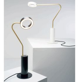 META Design floor lamp with rotatable LED ring