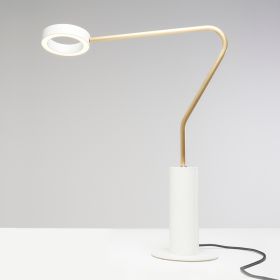 META Design floor lamp with rotatable LED ring Stilvolle Stehleuchte mit flexiblen LED Ring.