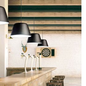 MAGNUS pendant light glare-free  31cm Beleuchtung einer Theke mit der Pendelleuchte.