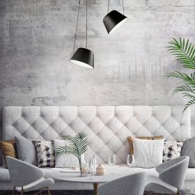 MAGNUS Modern pendant light with adjustable shade Wohnliches blendfreies Licht .