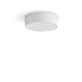 TAMB Round ceiling light made of white textile