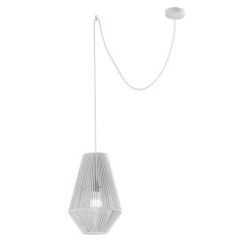KIT POP pendant light with colorful shade Abgepndelte Lampe mit Ukuele Schirm.