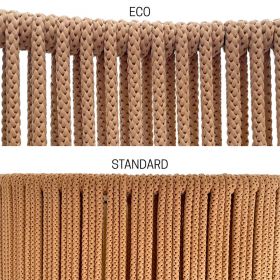 KIT POP 3-flam. Pendelleuchte mit buntem Schirmen Schirme in Eco oder dicheter Bespannung.