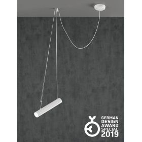 BEPPO Cylindrical pendant light with adjustable spotlight Ausgezeichnete Hngeleuchte aus Spanien.