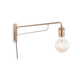 BIKOS Wandlampe mit schwenkbare Wandarm Schwenkbare Wandarm-Leuchte, Oberflche Messing antik.