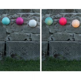 BUTTON OUT Colorful outdoor wall lamp