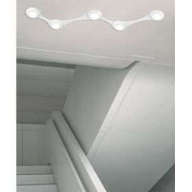 INFINITY Deckenleuchten mit Erweiterungsmodulen Flache Deckenlampe fr das Treppenhaus.