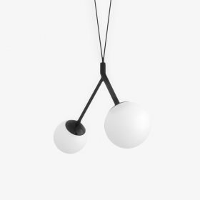 ZED Design pendant light with glass globes