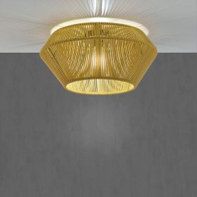 BANYO Deckenleuchte mit Schirm in vielen Farben Groe Deckenlampe fr das Wohnzimmer.