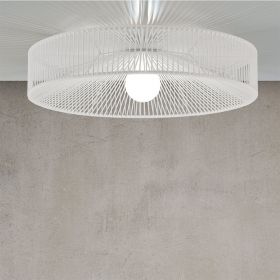 MARIOLA Deckenleuchte mit Schirm in vielen Farben Groe dekorative Deckenlampe zur Grundbeleuchtung.