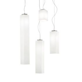 TUBES pendant light with elongated glass