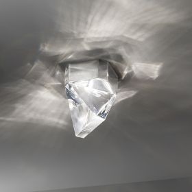 DIAMONY Kleine Kristall-Deckenleuchte