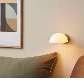 JLLAND Kleine Wandleuchte Harmonische Wandleuchte mit drehbarem Schirm.