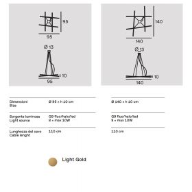 SETO Groe Design-Hngeleuchte