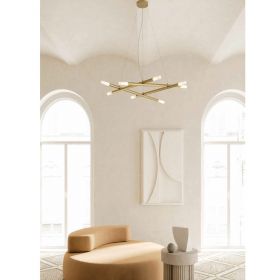 SETO Groe Design-Hngeleuchte Moderner Kronleuchte fr das Wohnzimmer.