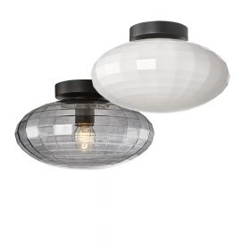 MAGLIA ceiling lamp with oval glass