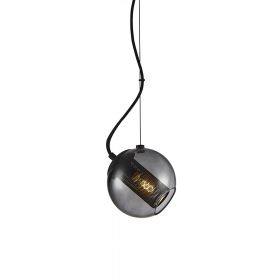 FORTY-FIVE Besondere Design-Hngeleuchte Kleine Hngeleuchte mit Glas im 15 cm Dm.