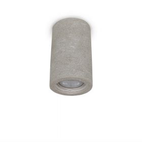 HUG TOP ceiling spotlight with stone surface Stein-Deckenlampe, Sockel GU10 fr austauschbares Leuchtmittel.
