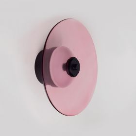 SUAL Decorative wall light Design-Wandleuchte, hier mit Rosa/Pink-Glas.