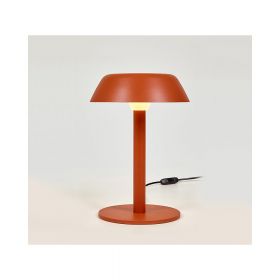SARRIA Design Tischleuchte aus Spanien Farbenfrohe Tischlampe in Zinoberrot.
