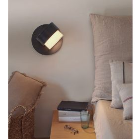 CAIN L Design Wandlampe mit Textil