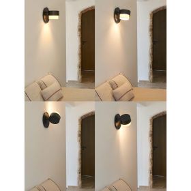 CAIN L design wall lamp with textile Bewegliche Wandlampe aus Spanien.