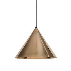 KONKO BRASS brass pendant light in cone shape