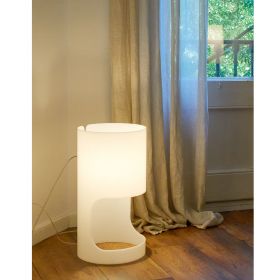 CILINDRE design floor lamp in 70s design Schne Stehlampe im Wohnzimmer.